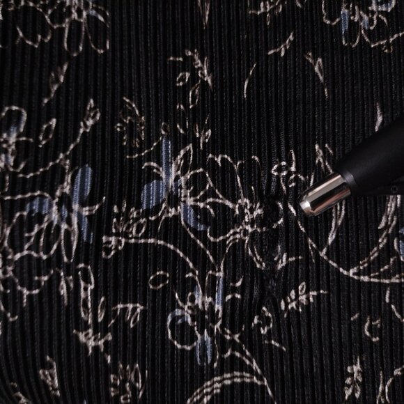 Vintage 1990s Black 2 Piece Crinkle Pleat Sleeveless Maxi Dress Jacket Set - Picture 10 of 12